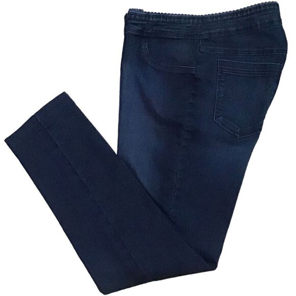 Mesmerize Denim - Mesmerize Women’s Dark Blue Slim Jeans Size 8 Zipper Front